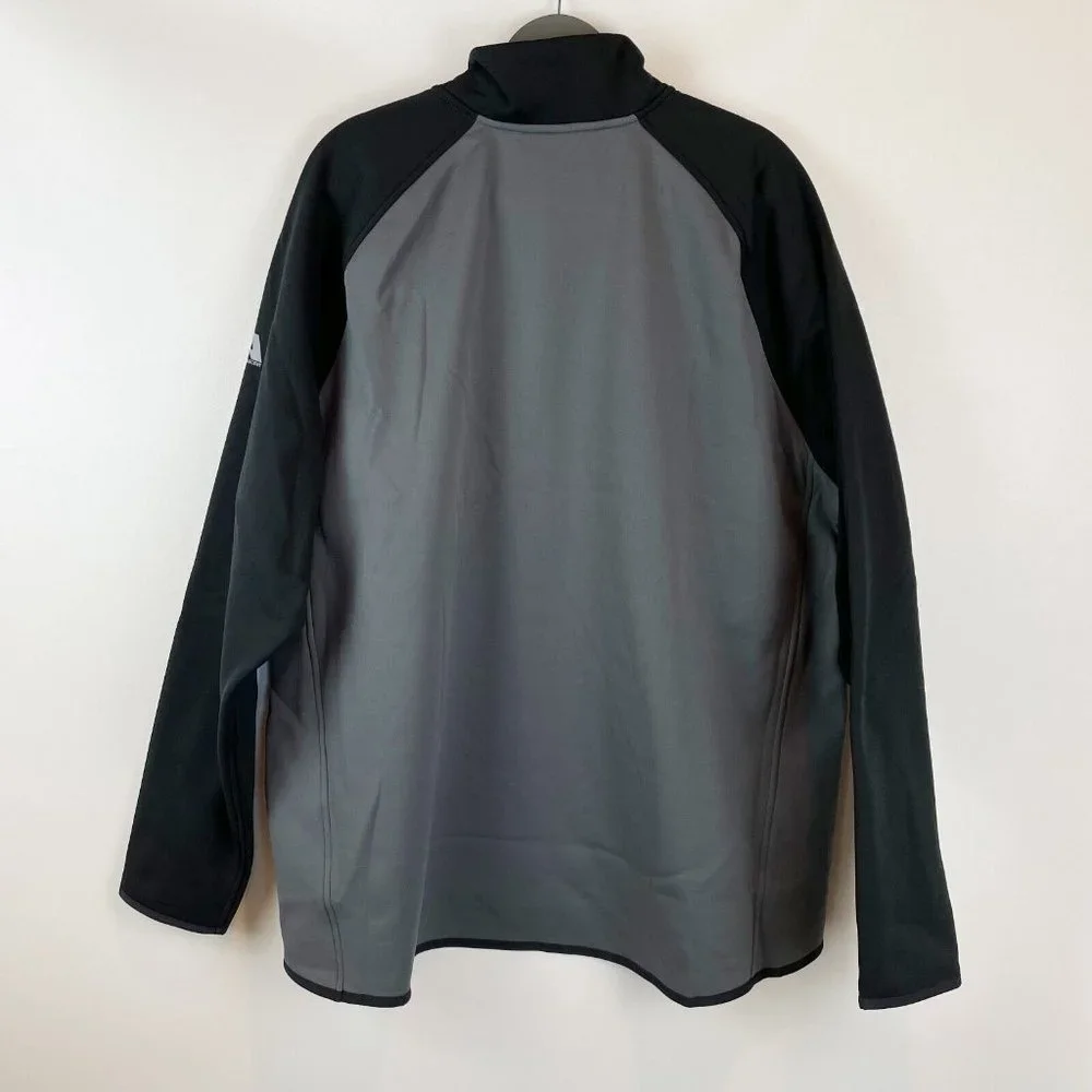 Eddie Bauer Outpace Storm HZ Mock 1/2-Zip Dark Smoke First Ascent XXL 2XL